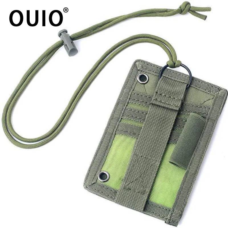 OUIO Tactical ID Card Holder H - đánh giá và giá Lanyard Badge Holder