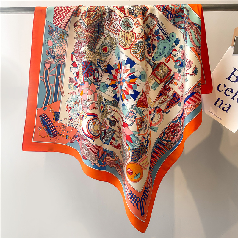 2026 New Square Twill Silk Sca - đánh giá và giá Face Scarf Mask